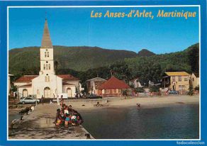 Cartoline: Martinique - Anses d'Arlet - Le Village des Anses-d'Arlet - Eglise - CPM - Carte Neuve - Voir Scans